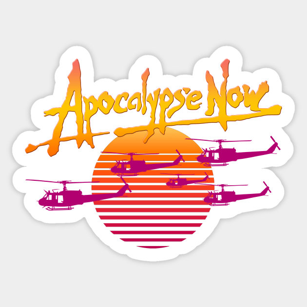 RETRO APOCALYPSE NOW Sticker by theanomalius_merch